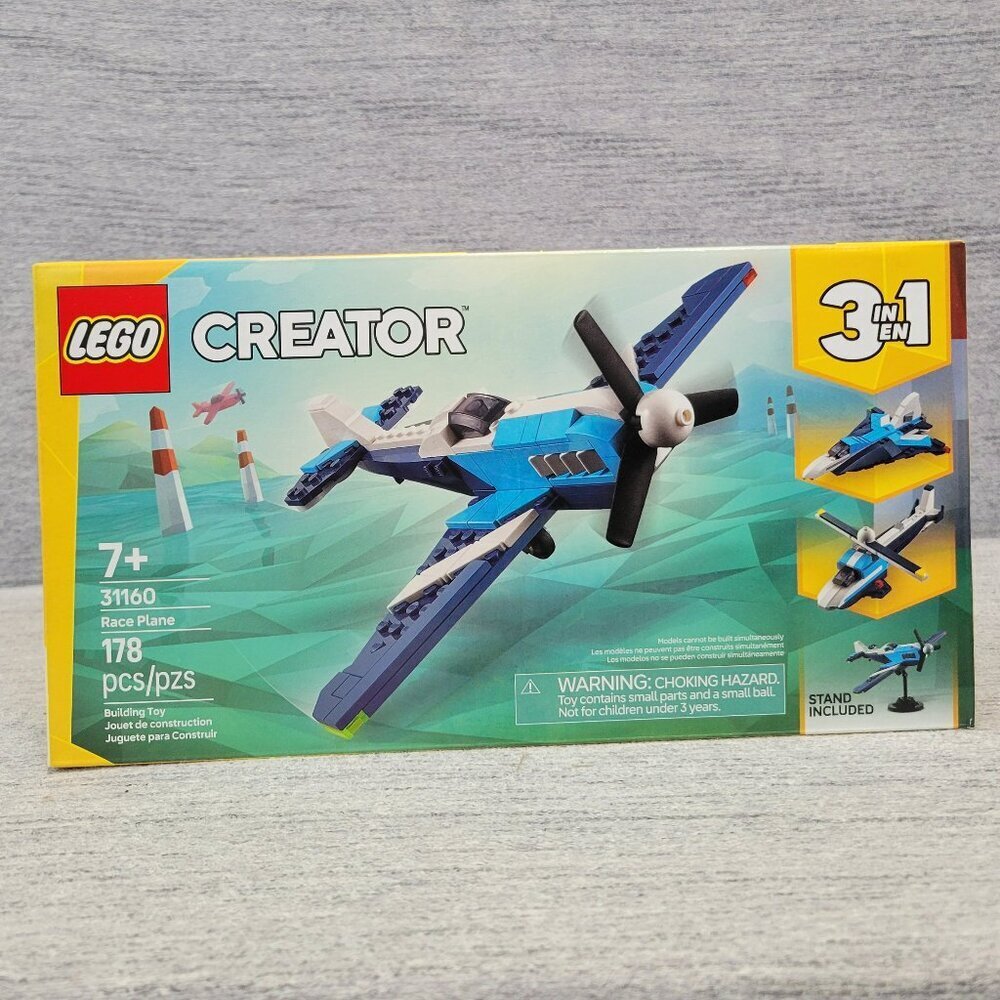 Lego Creator 3 in 1 Aircraft: Race Plane 31160